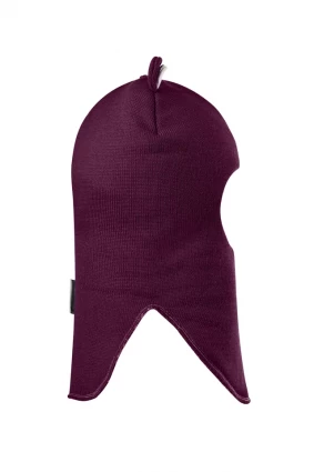 Зимова шапочка-шолом Corona.hm "Ведмедик" бордо