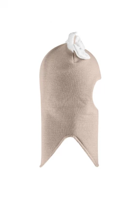 Зимова шапочка-шолом Corona.hm "Кицюня" з кнопочками лате