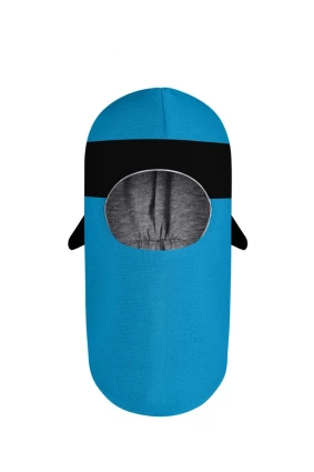 Зимняя шапочка шлем Corona.hm "Ниндзя" бирюза