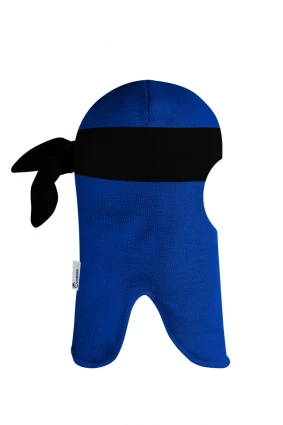 Зимова шапочка-шолом Corona.hm "Ніндзя" електрик