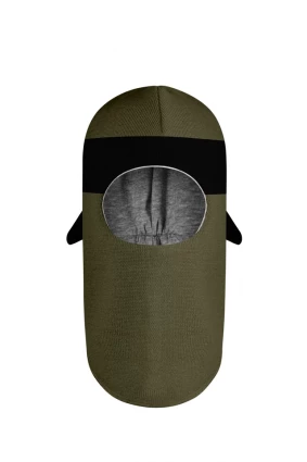 Зимова шапочка-шолом Corona.hm "Ніндзя" хакі