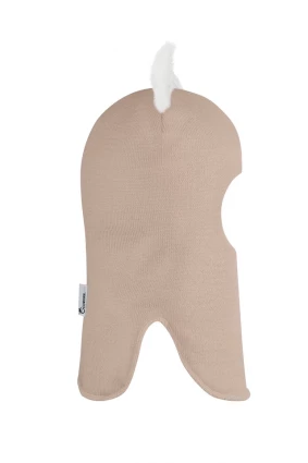 Зимова шапочка-шолом Corona.hm "Лисичка" беж золотий