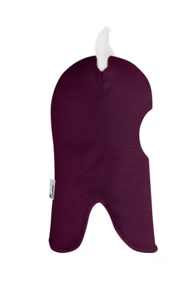 Зимова шапочка-шолом Corona.hm "Лисичка" бордо