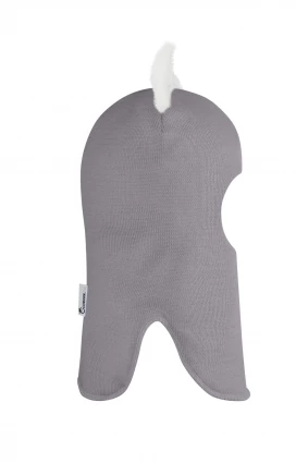 Зимняя шапочка-шлем Corona.hm "Лисичка"  дымка