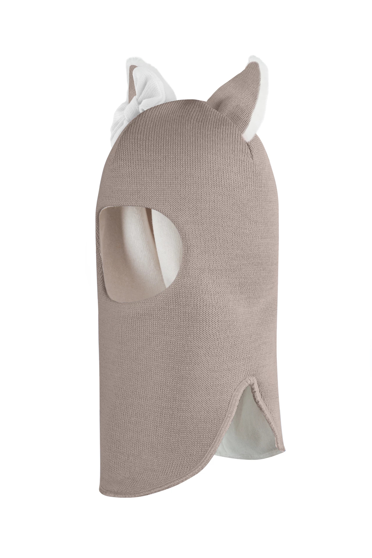 Зимова шапочка-шолом Corona.hm "Лисичка" капучіно