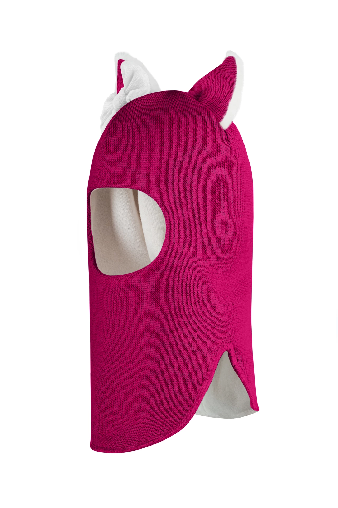 Зимова шапочка-шолом Corona.hm "Лисичка" малина