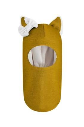 Зимова шапочка-шолом Corona.hm "Лисичка" медовий