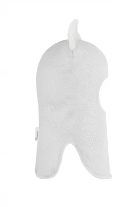 Зимняя шапочка-шлем Corona.hm "Лисичка" молоко