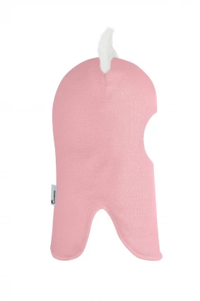 Зимняя шапочка-шлем Corona.hm "Лисичка" розовый