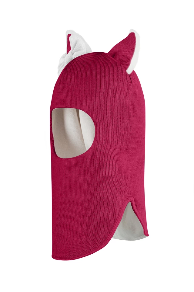 Зимова шапочка-шолом Corona.hm "Лисичка" ягідний