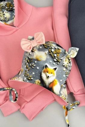 Костюм Corona.hm *Лисичка* рожева з додатковими штанами та шапочкою (шапочка на вибір)