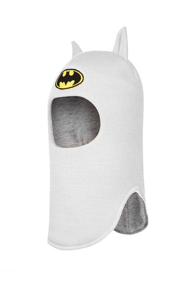 Зимова шапочка-шолом Corona.hm "Бетмен" молоко