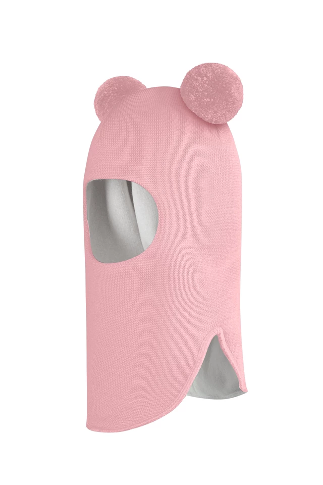 Зимова шапочка-шолом Corona.hm "Пандочка" рожевий