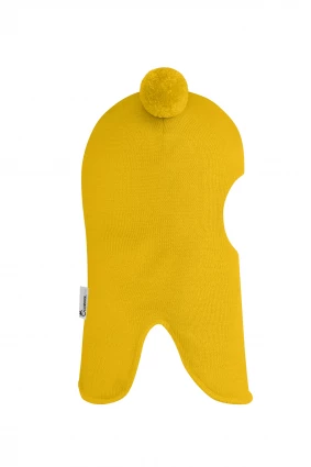 Зимова шапочка-шолом Corona.hm "Пандочка"  із кнопками  сонце