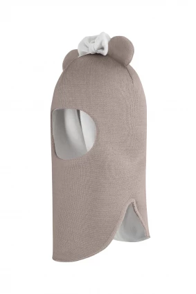 Зимняя шапочка шлем Corona.hm "Мисс Минни" капучино