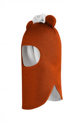 Зимова шапочка-шолом Corona.hm "Міс Мінні" помаранчевий