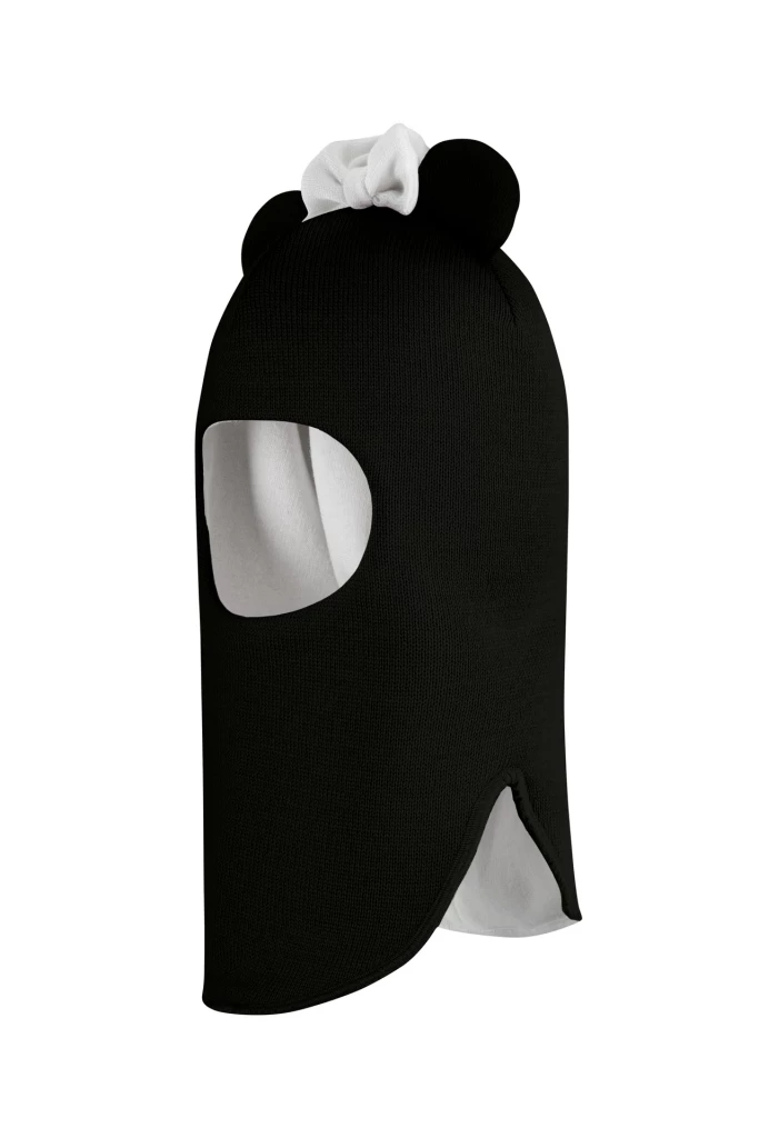 Зимняя шапочка шлем Corona.hm "Мисс Минни" черный