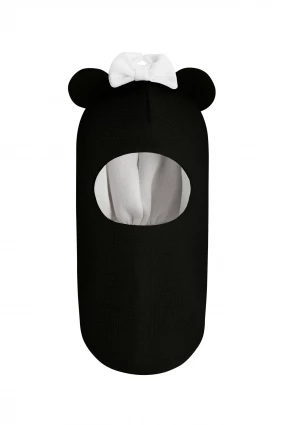 Зимняя шапочка шлем Corona.hm "Мисс Минни" черный