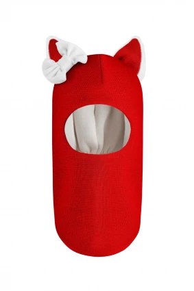 Зимова шапочка-шолом Corona.hm "Лис"  червоний