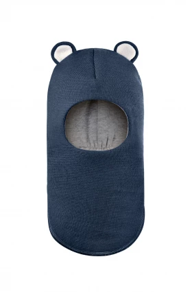 Зимняя шапочка-шлем Corona.hm "Мисс Мишутка"  джинс