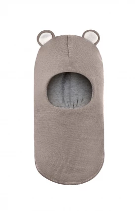 Зимова шапочка-шолом Corona.hm "Міс Ведмедиця" капучіно