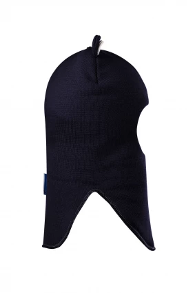 Зимняя шапочка-шлем Corona.hm "Мисс Мишутка"  синий