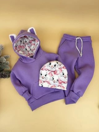 Костюм Corona.hm *Кицюня* фіалка з шапочкою (шапочка на вибір)