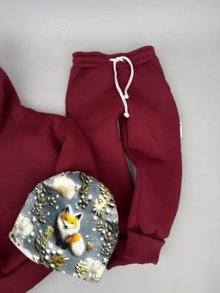 Костюм Corona.hm *Лисичка* бордо з шапочкою (шапочка на вибір)