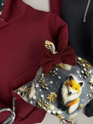 Костюм Corona.hm *Лисичка* бордо з додатковими штанами та шапочкою (шапочка на вибір)